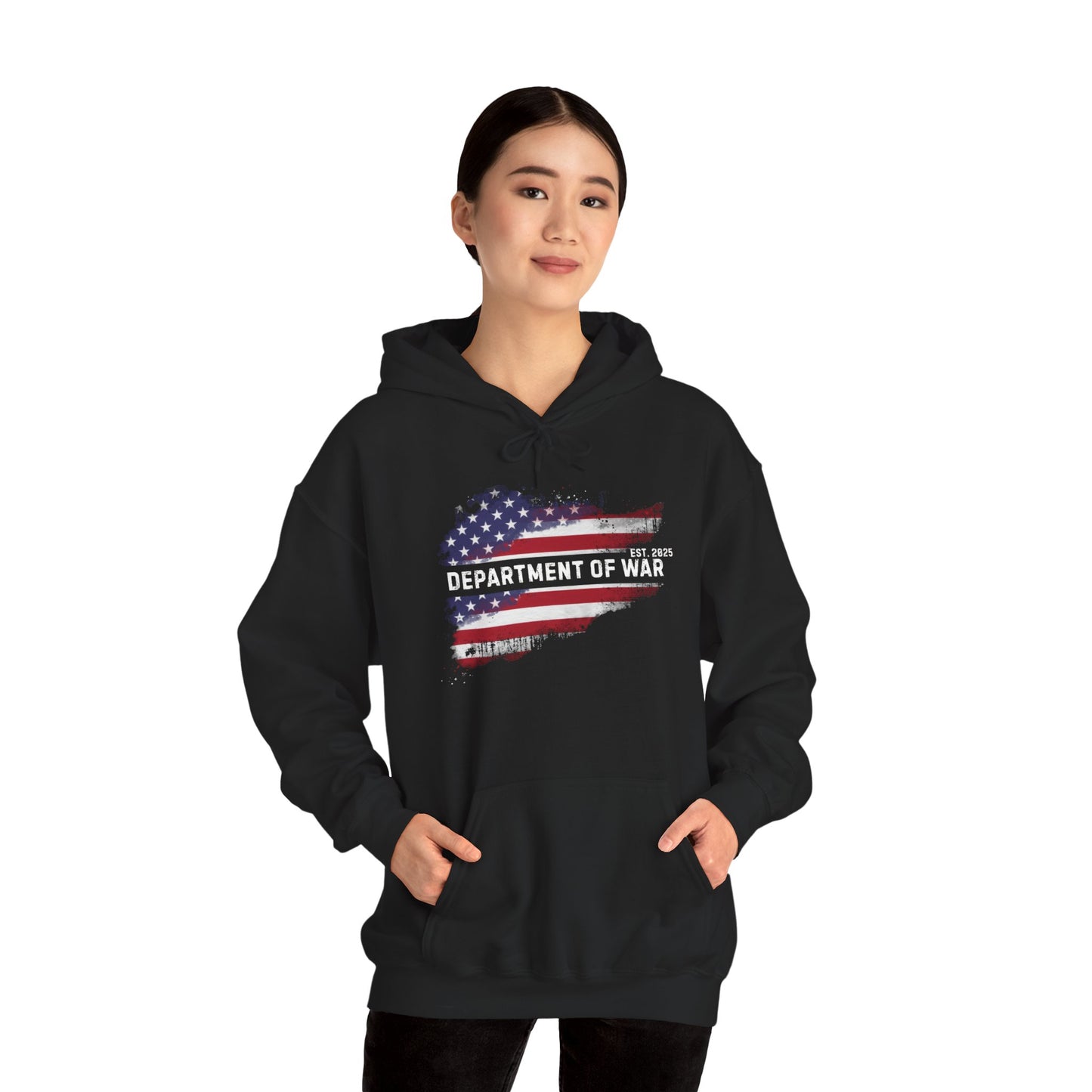 Patriotic Unisex Department of War Hoodie – Est. 2025