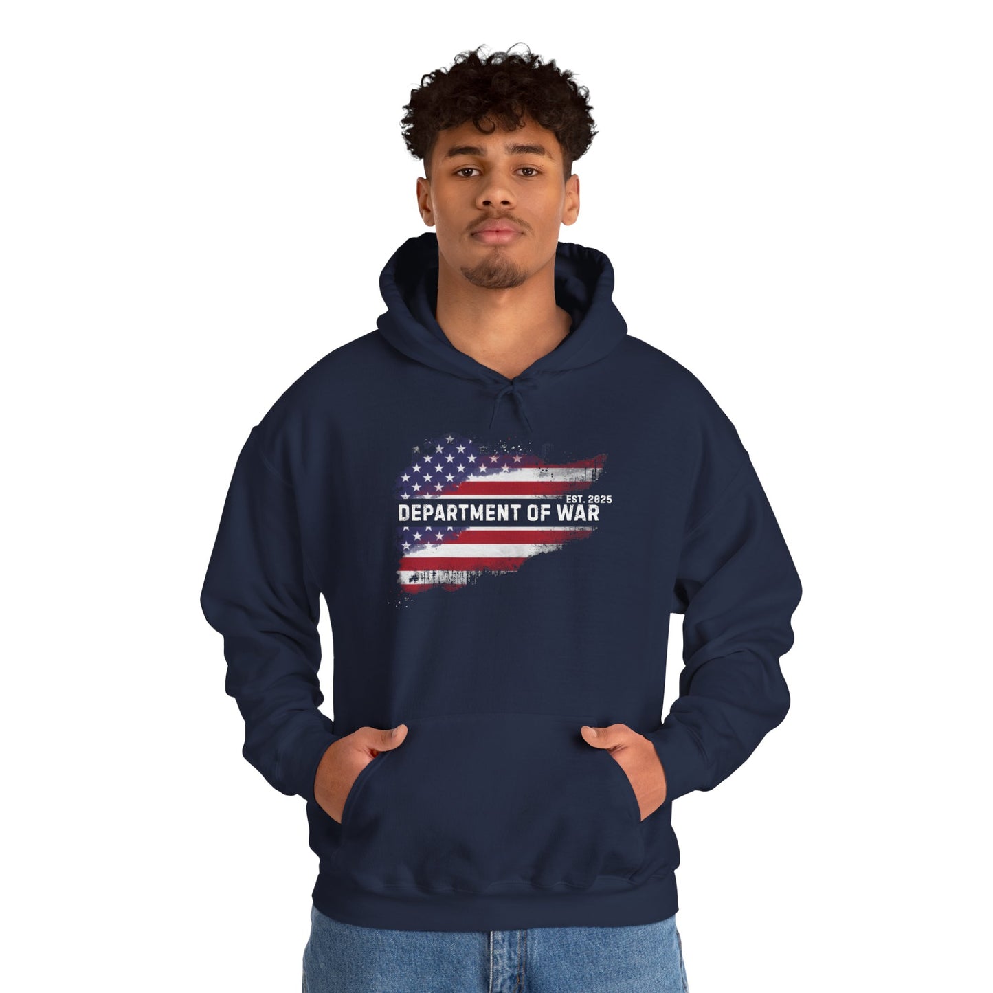 Patriotic Unisex Department of War Hoodie – Est. 2025