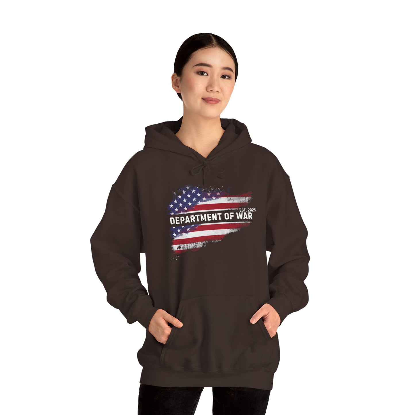 Patriotic Unisex Department of War Hoodie – Est. 2025