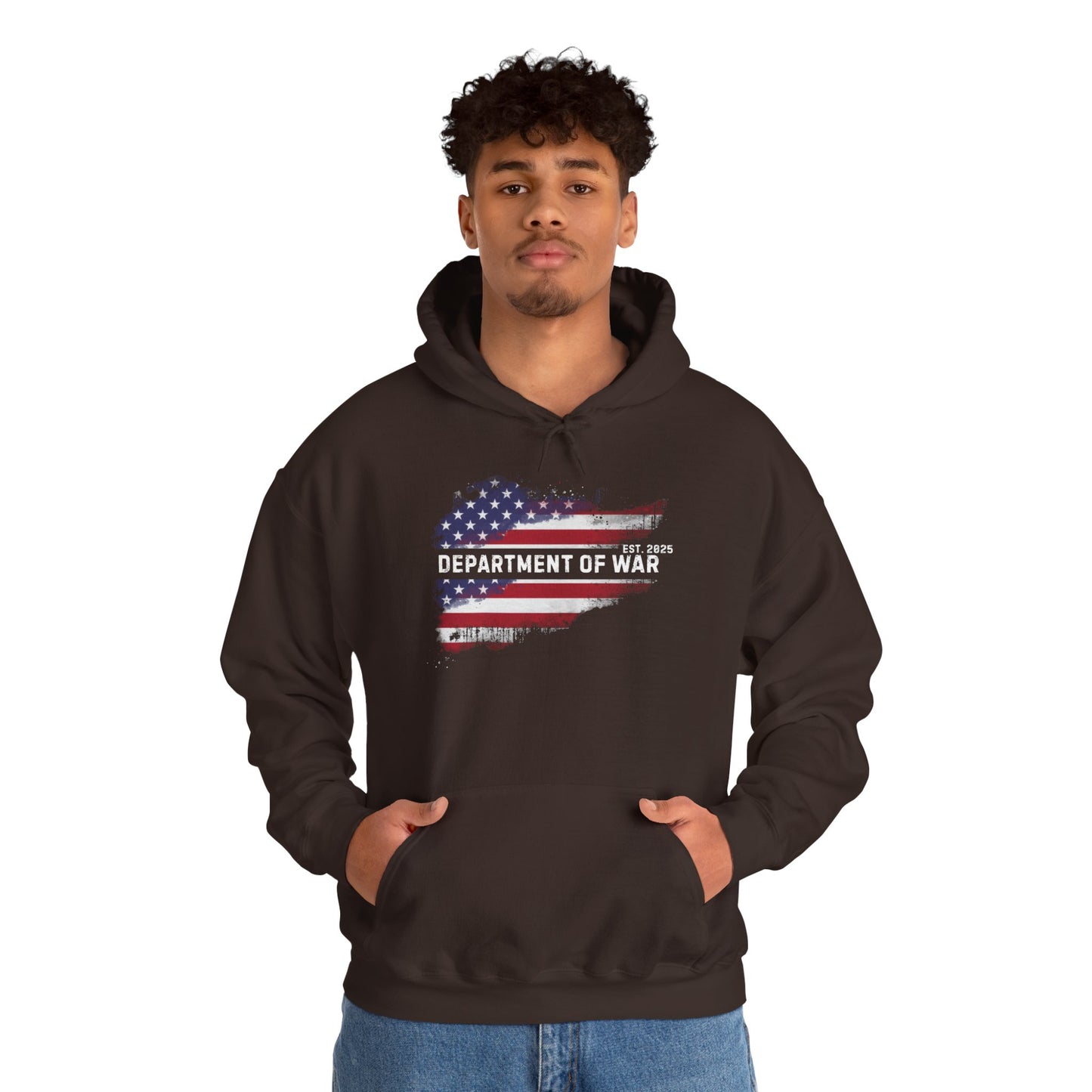 Patriotic Unisex Department of War Hoodie – Est. 2025