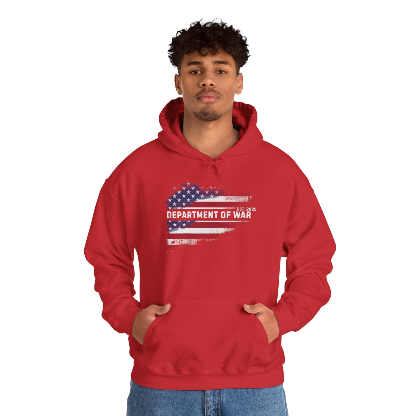 Patriotic Unisex Department of War Hoodie – Est. 2025