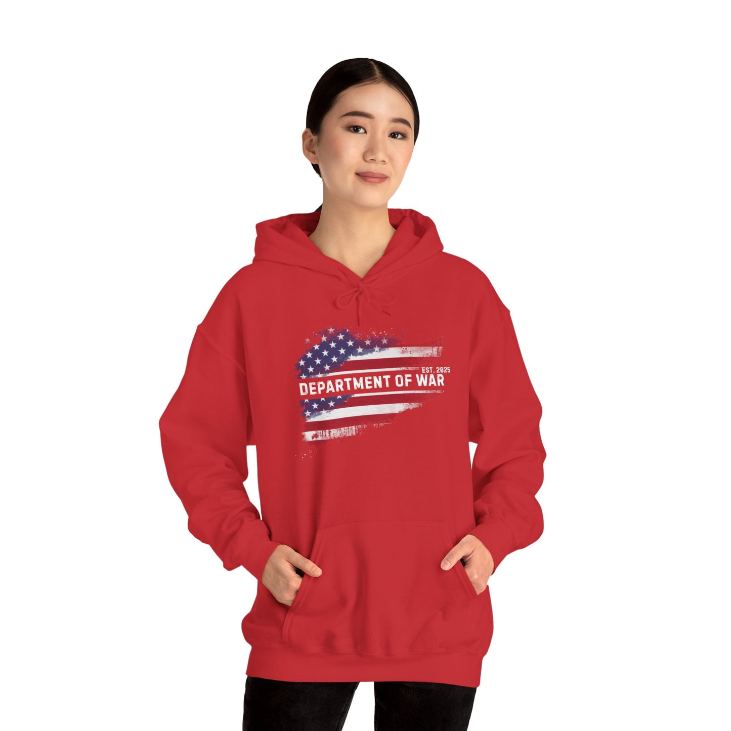 Patriotic Unisex Department of War Hoodie – Est. 2025