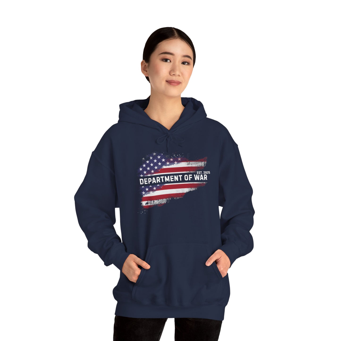 Patriotic Unisex Department of War Hoodie – Est. 2025