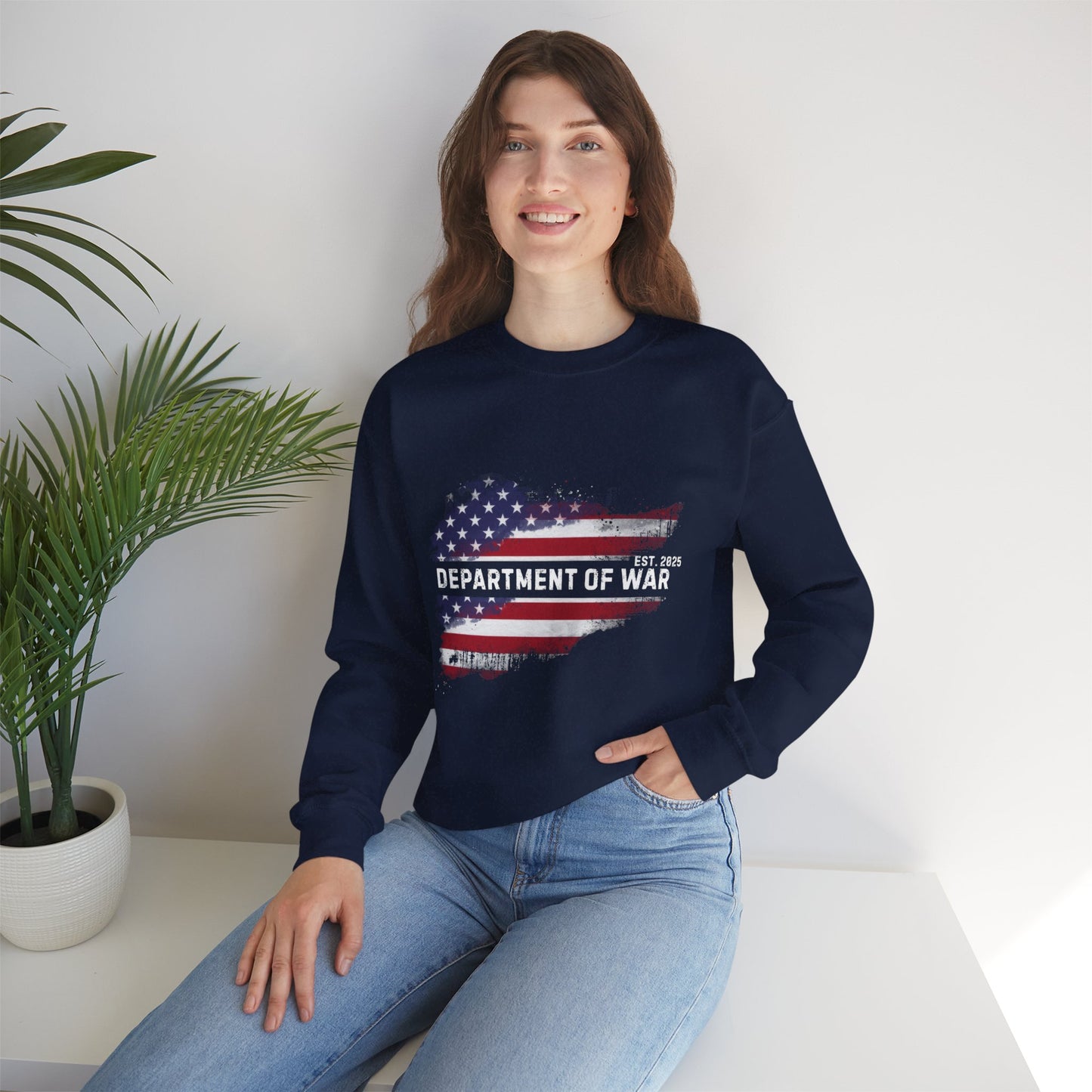 Patriotic Unisex Department of War Long Sleeve Shirt – Est. 2025