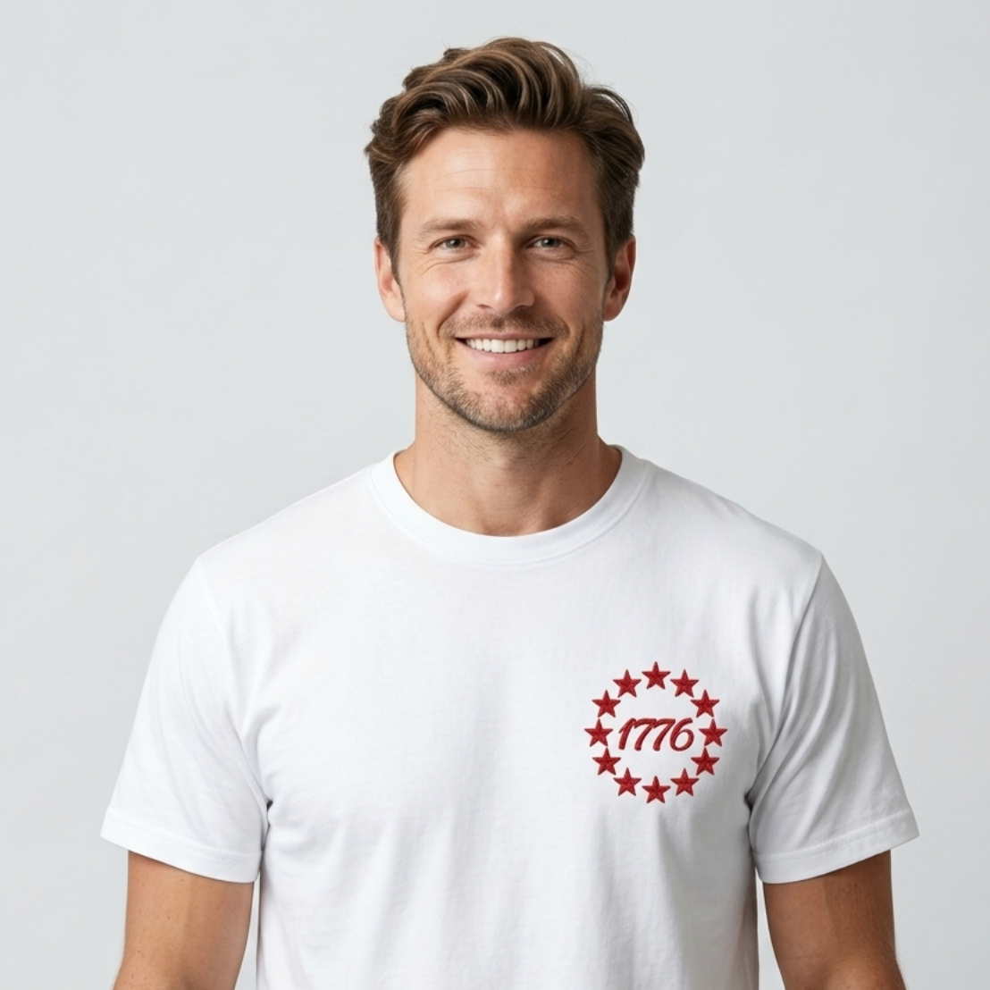 Freedom "1776 Star Ring" Commemorative America T-shirt
