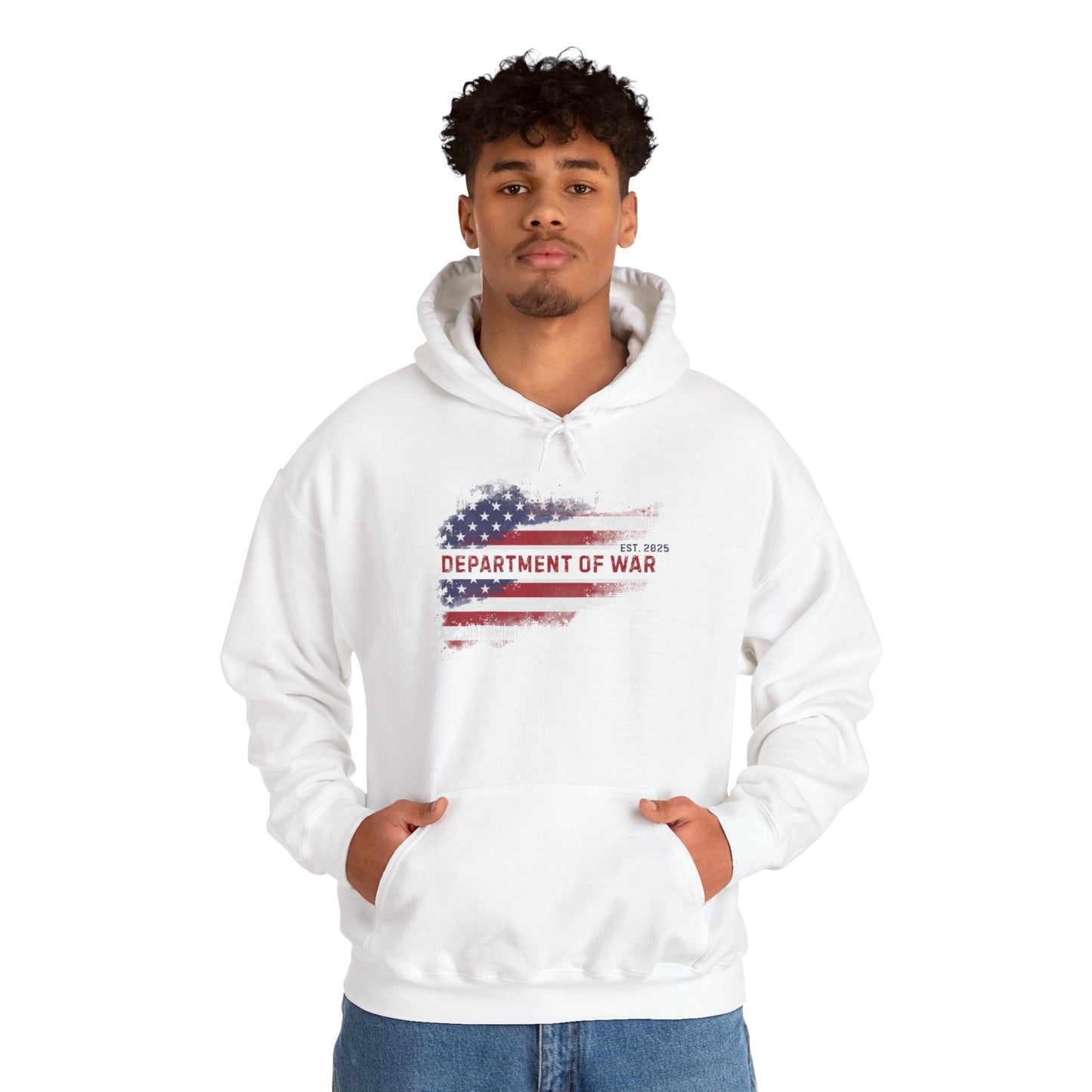 Patriotic Unisex Department of War Hoodie – Est. 2025