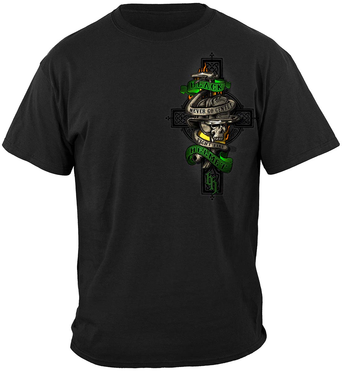 Irish Never Go Gently T-Shirt - front view