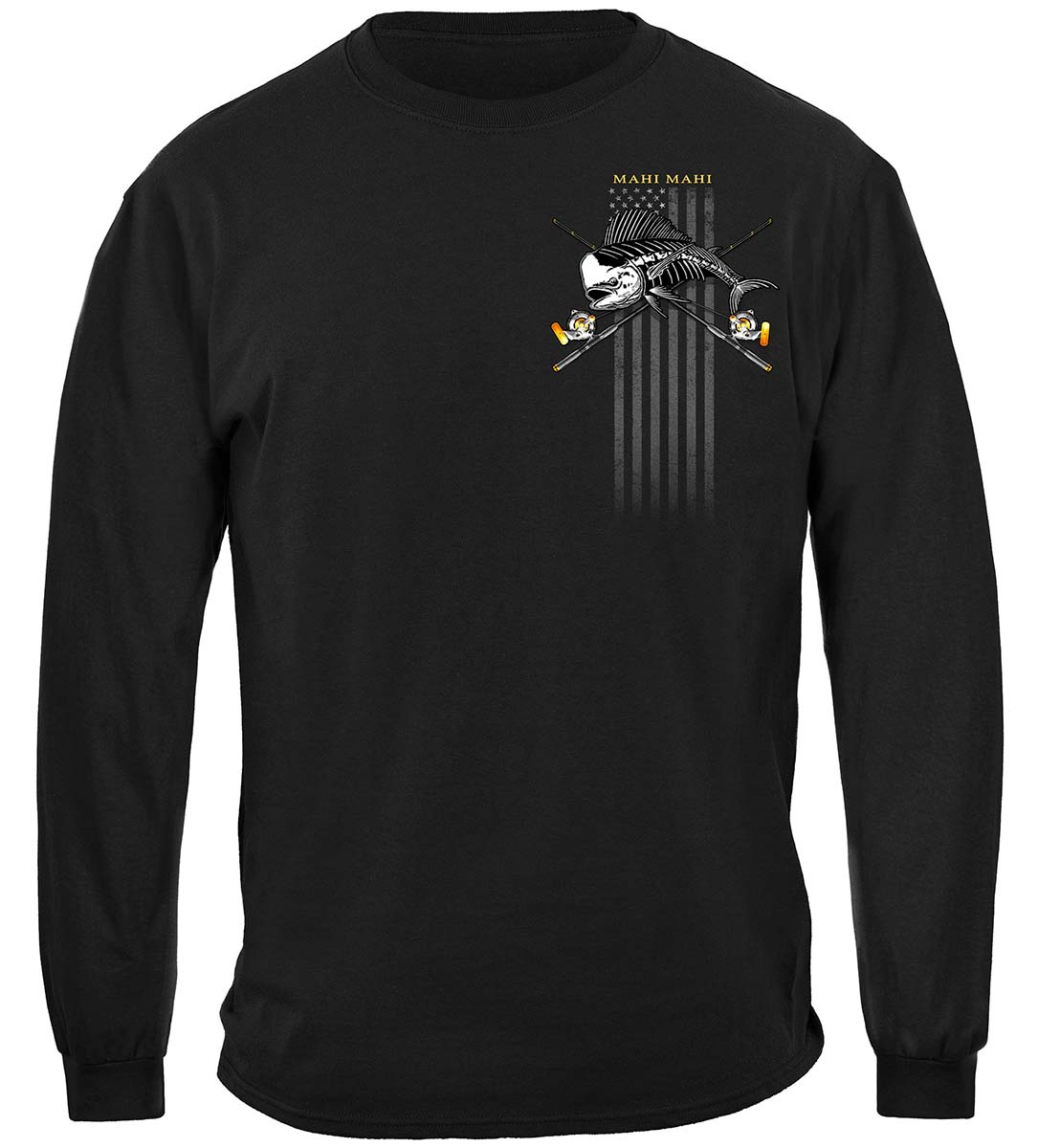 Black Flag Patriotic Mahi Long Sleeve Shirt - front view