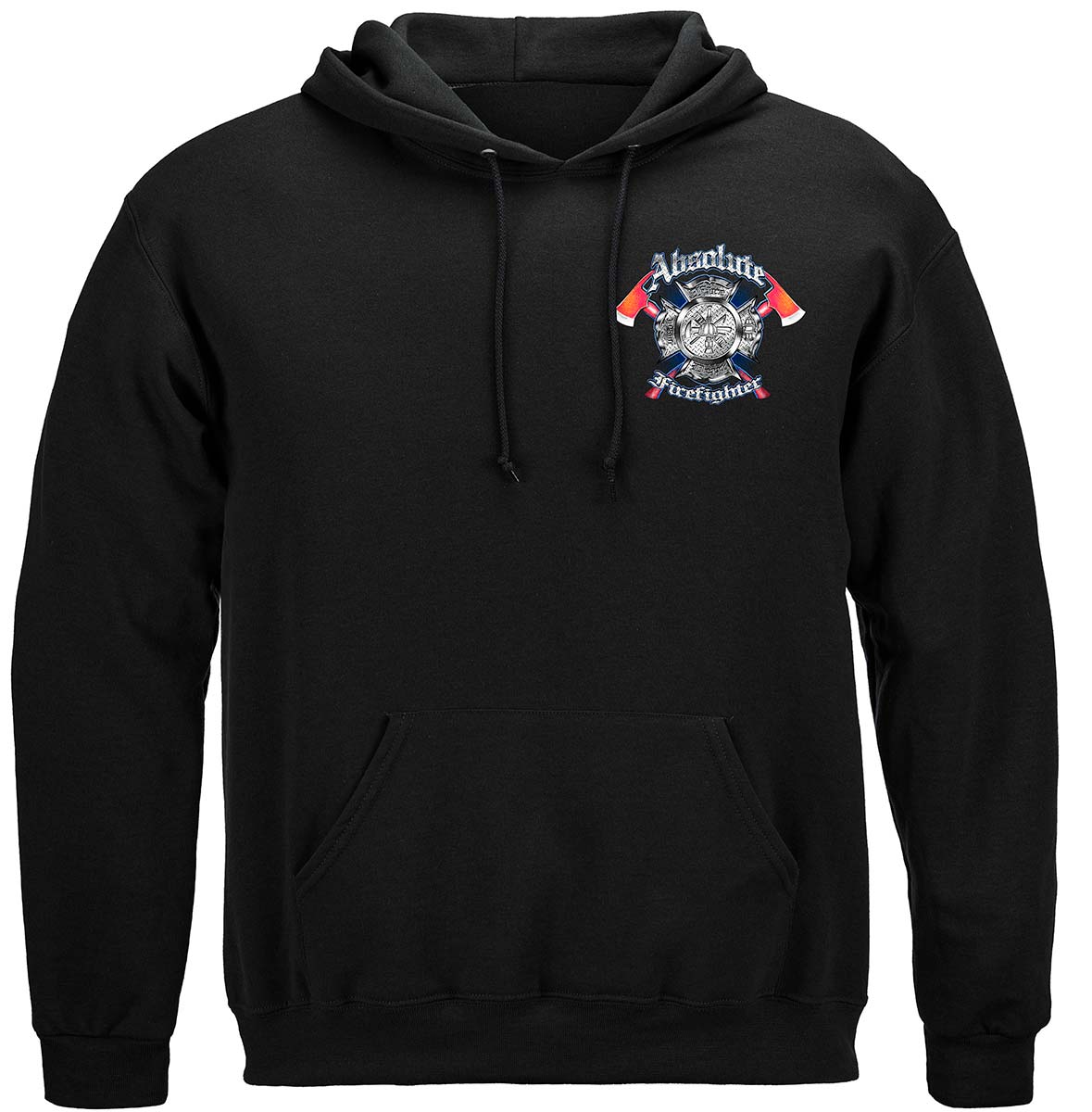 Absolute Firefighter Gas Mask Hoodie - front view