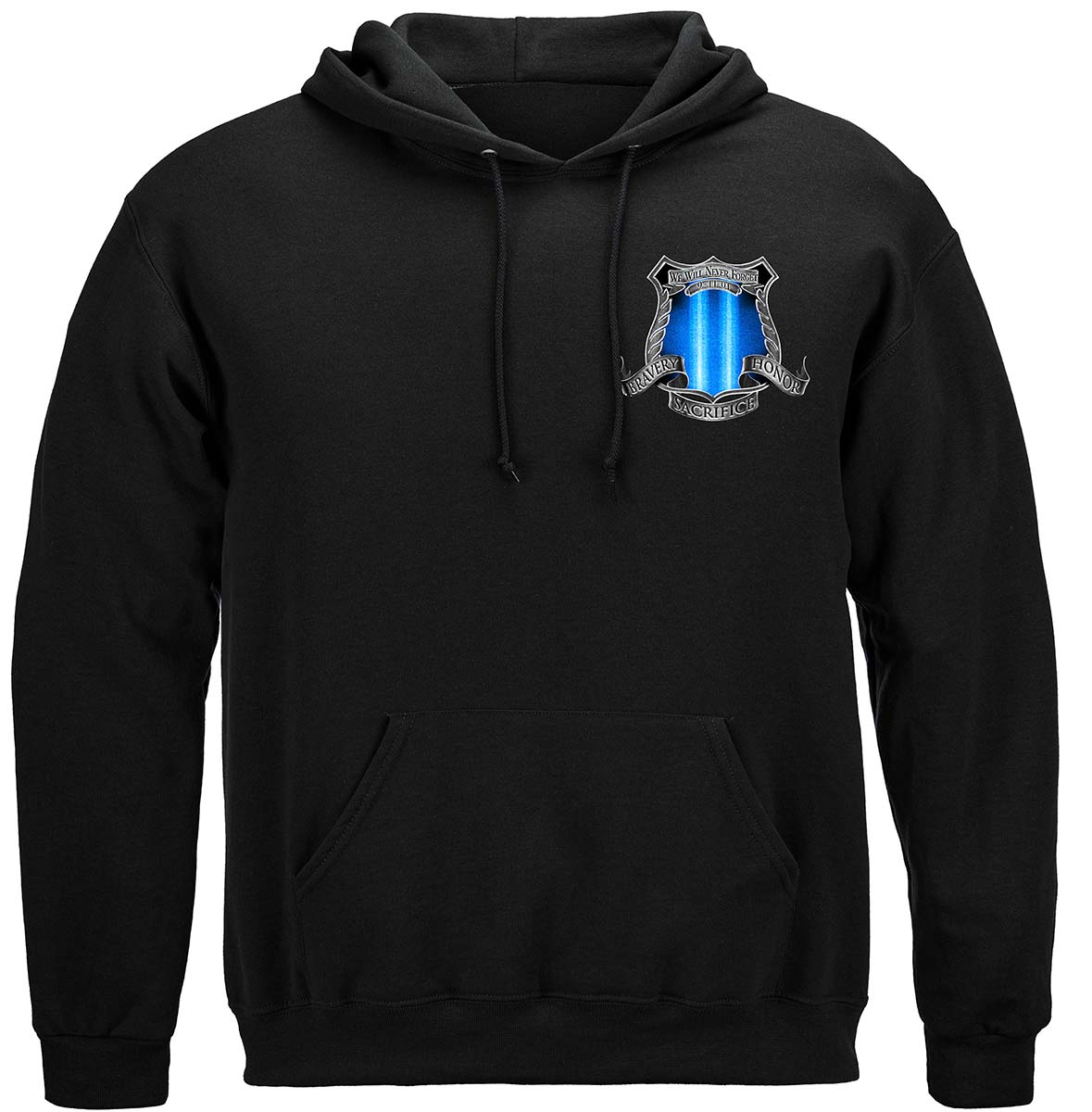 Aftermath High Honors Police Hoodie - front view