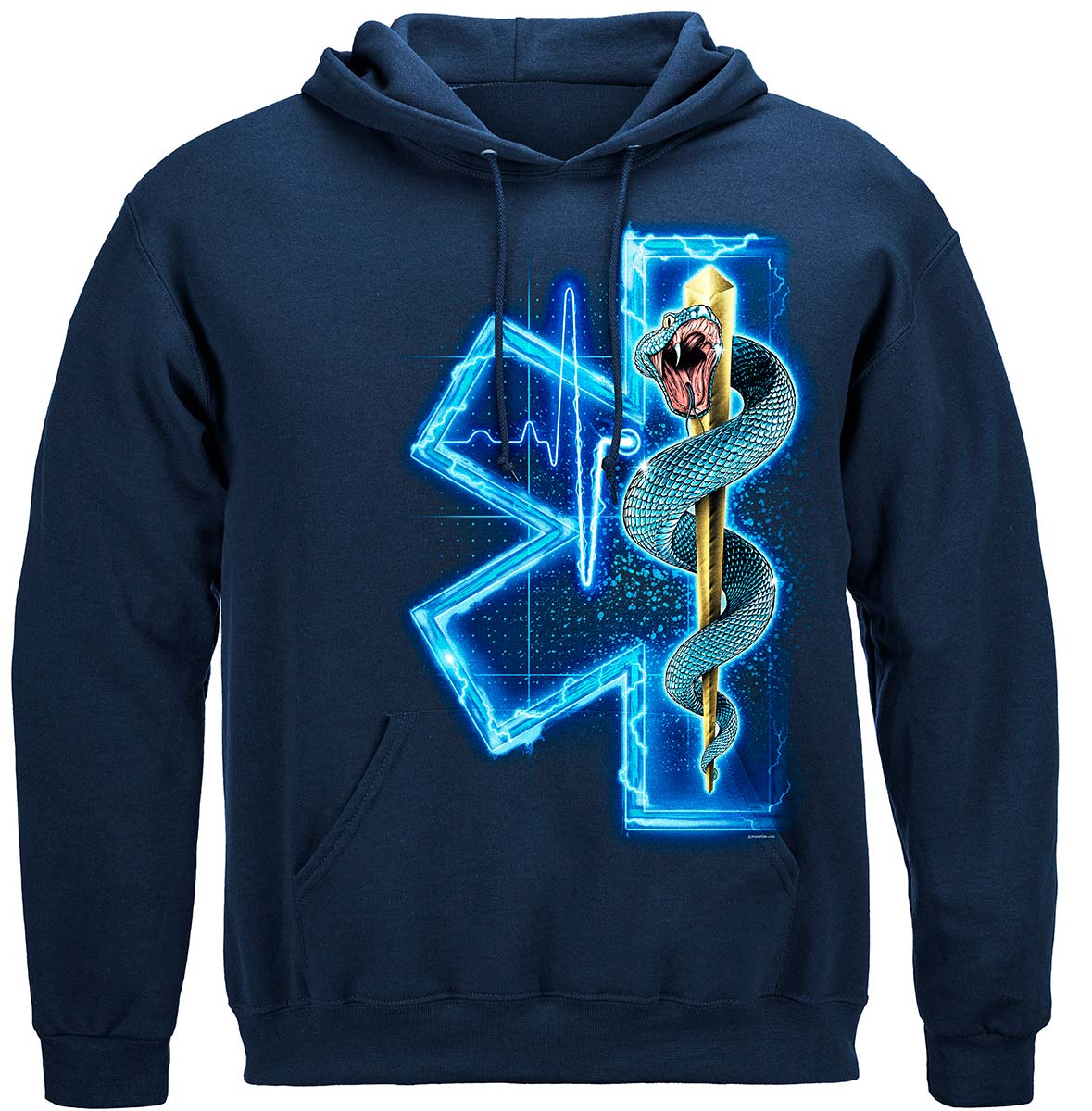 EMS Full Print Hoodie - front view