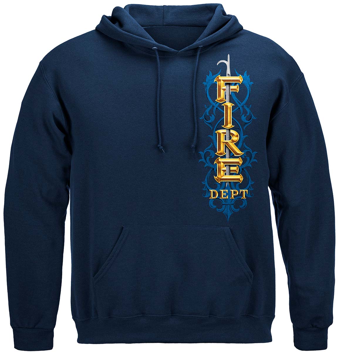 Firefighter Pikes Hoodie - front view