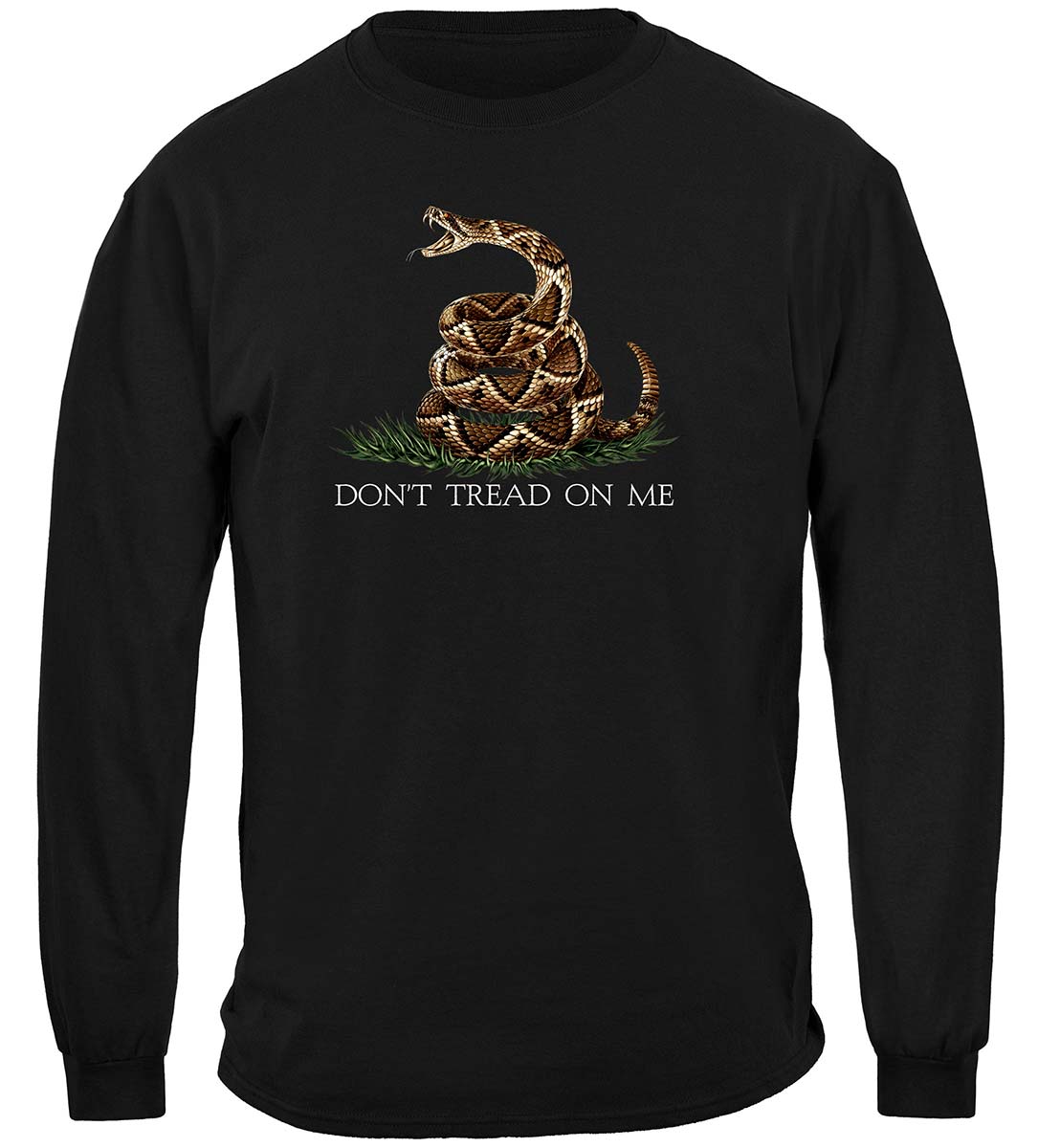 Don't Tread on Me Classic Long Sleeve Shirt - front view