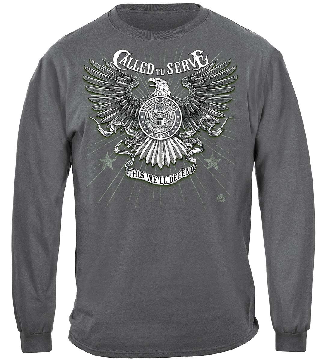 Army Call to Serve Long Sleeve Shirt - front view