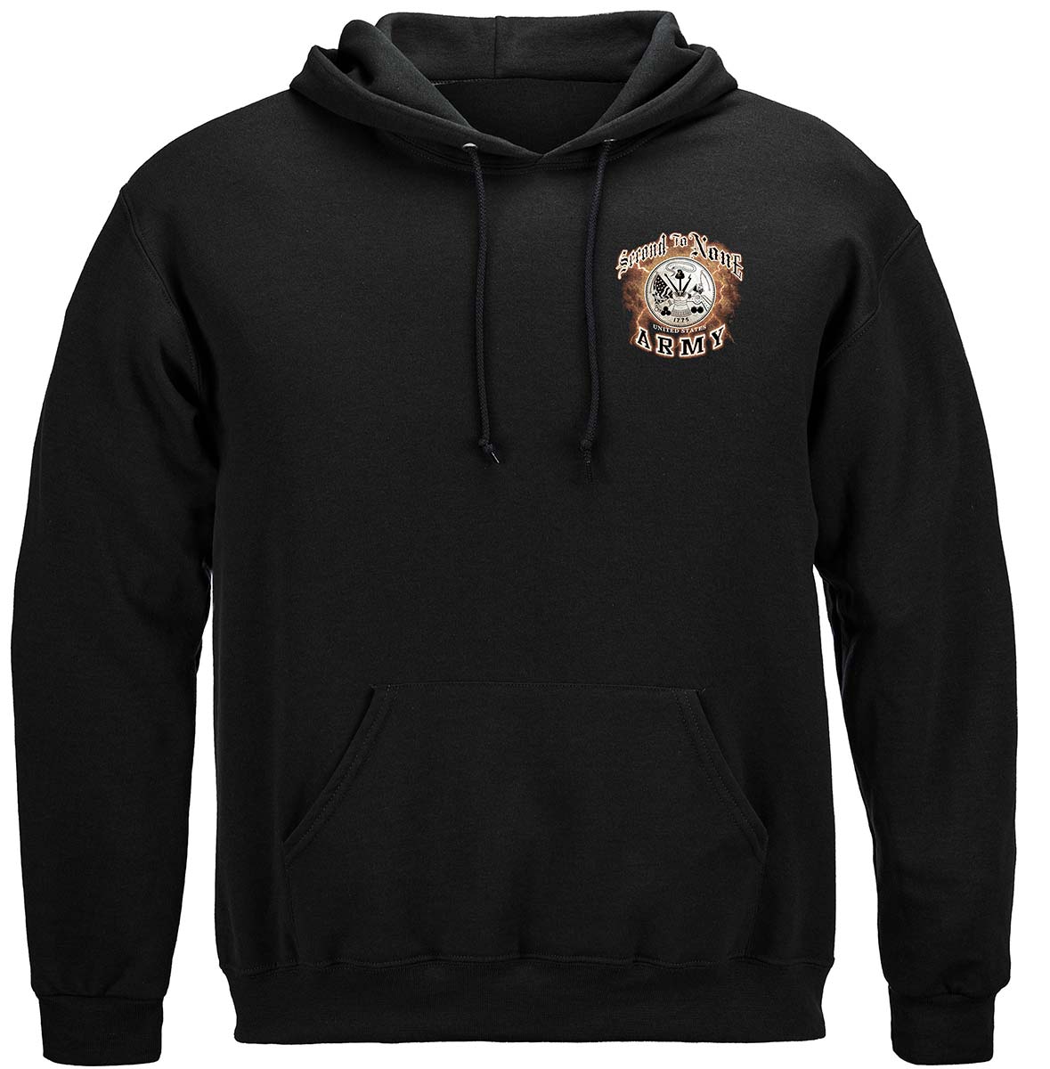 Army Second to None Classic Hoodie - front view