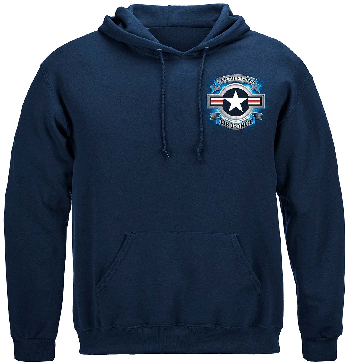 Air Force Star Shield Hoodie - front view