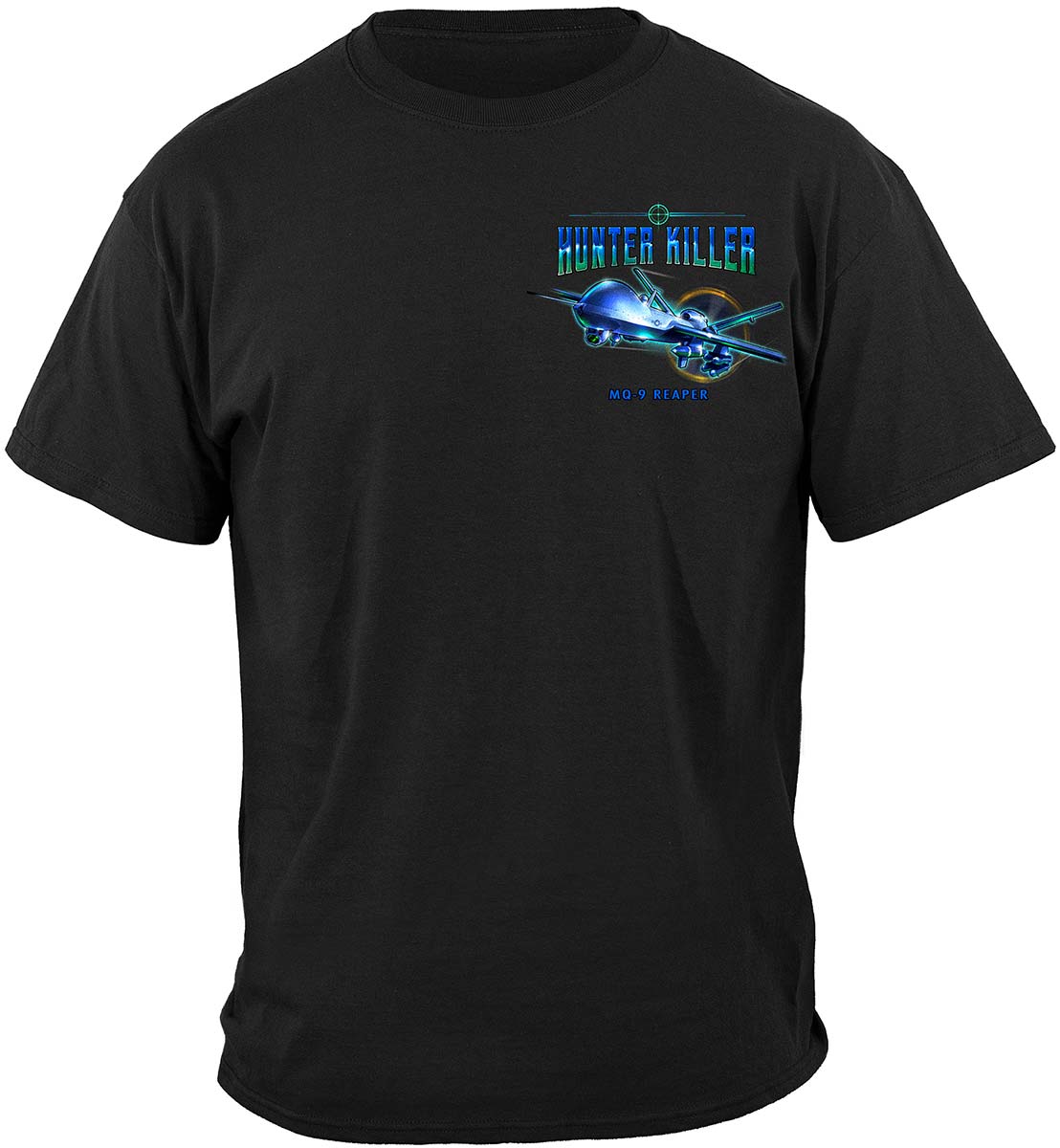 Air Force USAF Reaper Drone T-Shirt - front view