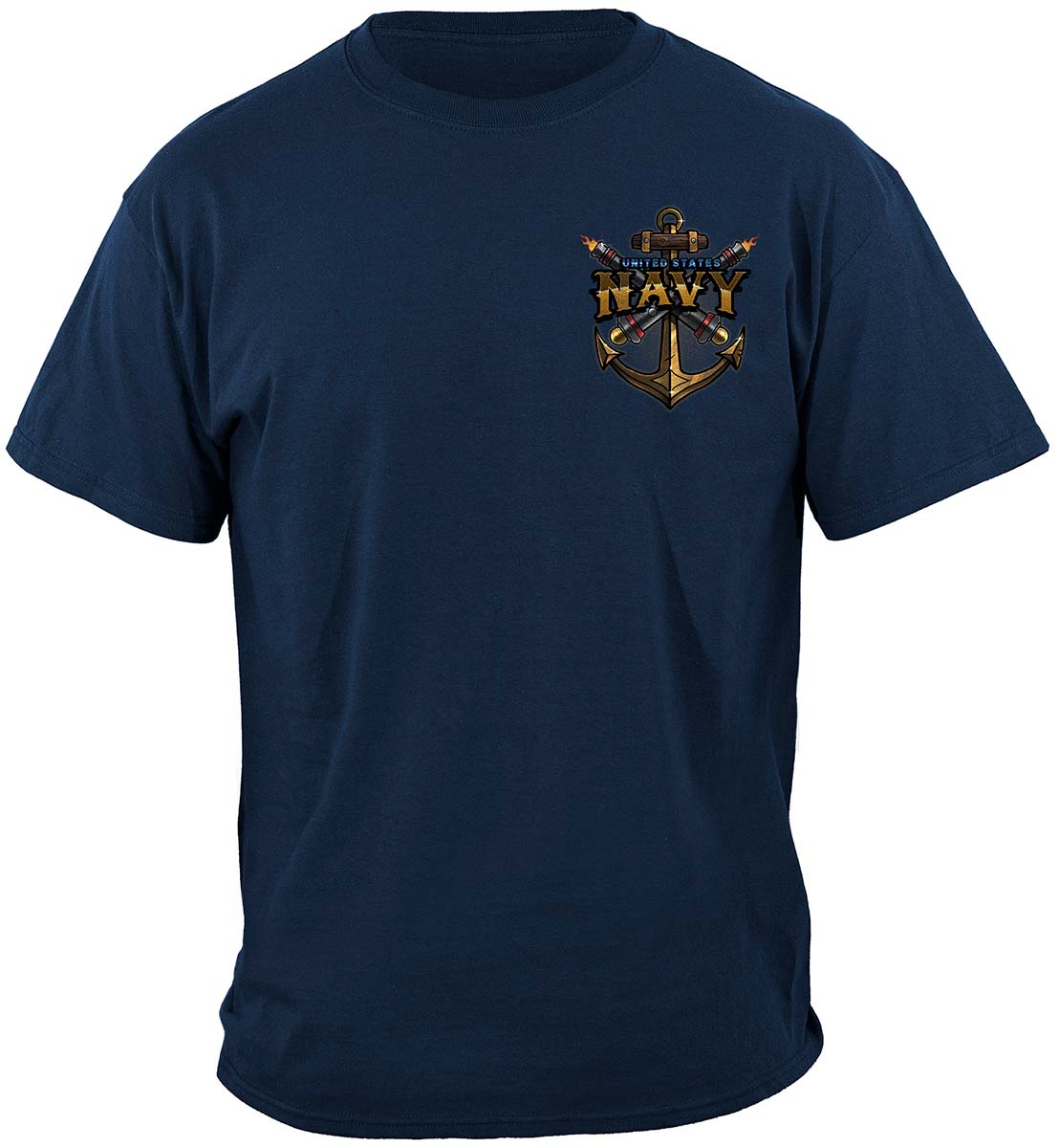 US Navy Battleship Destroyer T-Shirt - front view