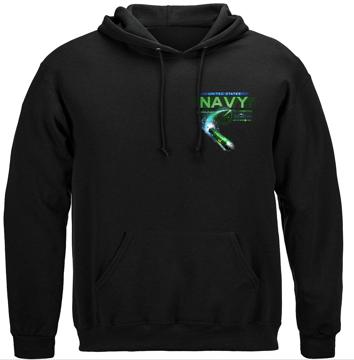 US Navy Submarine Force Hoodie - front view