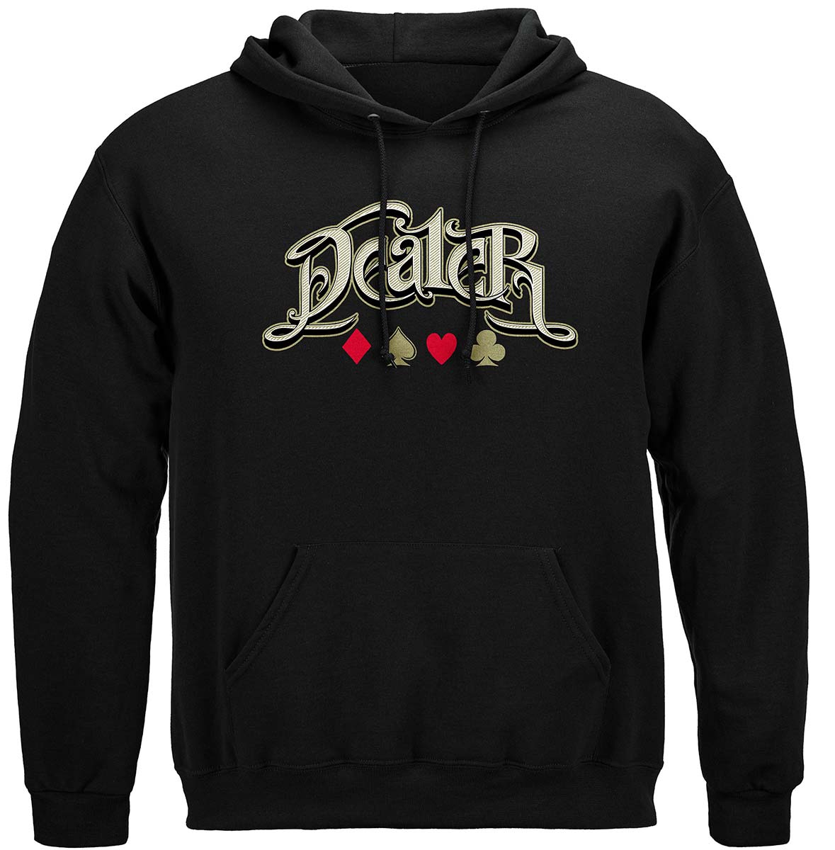 Poker Dealer Hoodie - front view