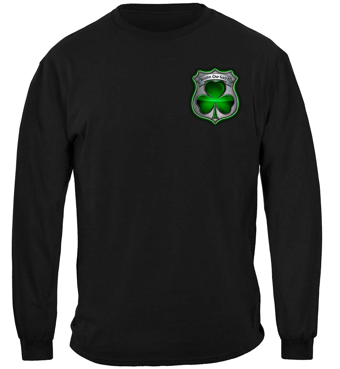 Policeman's Brotherhood Irish Long Sleeve Shirt - front view