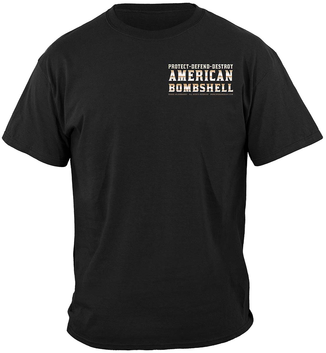 American Bombshell T-Shirt - front view