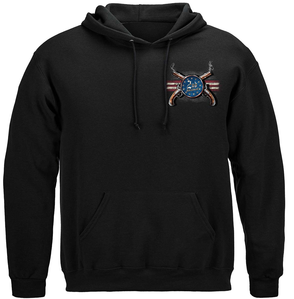 2nd Amendment The Right of the People Patriot Hoodie - front view
