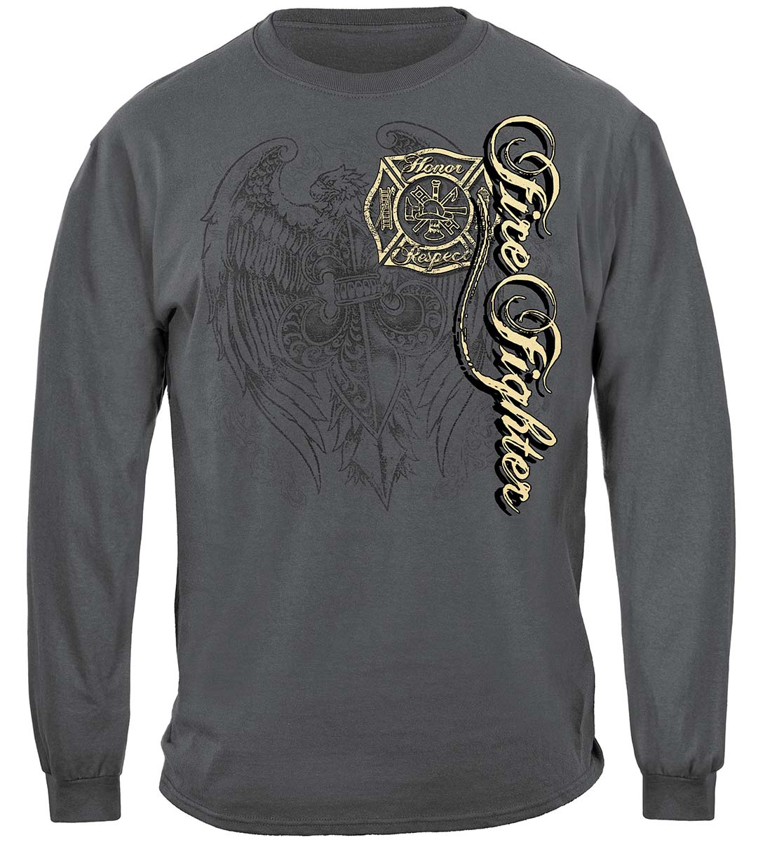 Elite Breed Elite Firefighter Long Sleeve Shirt - front view