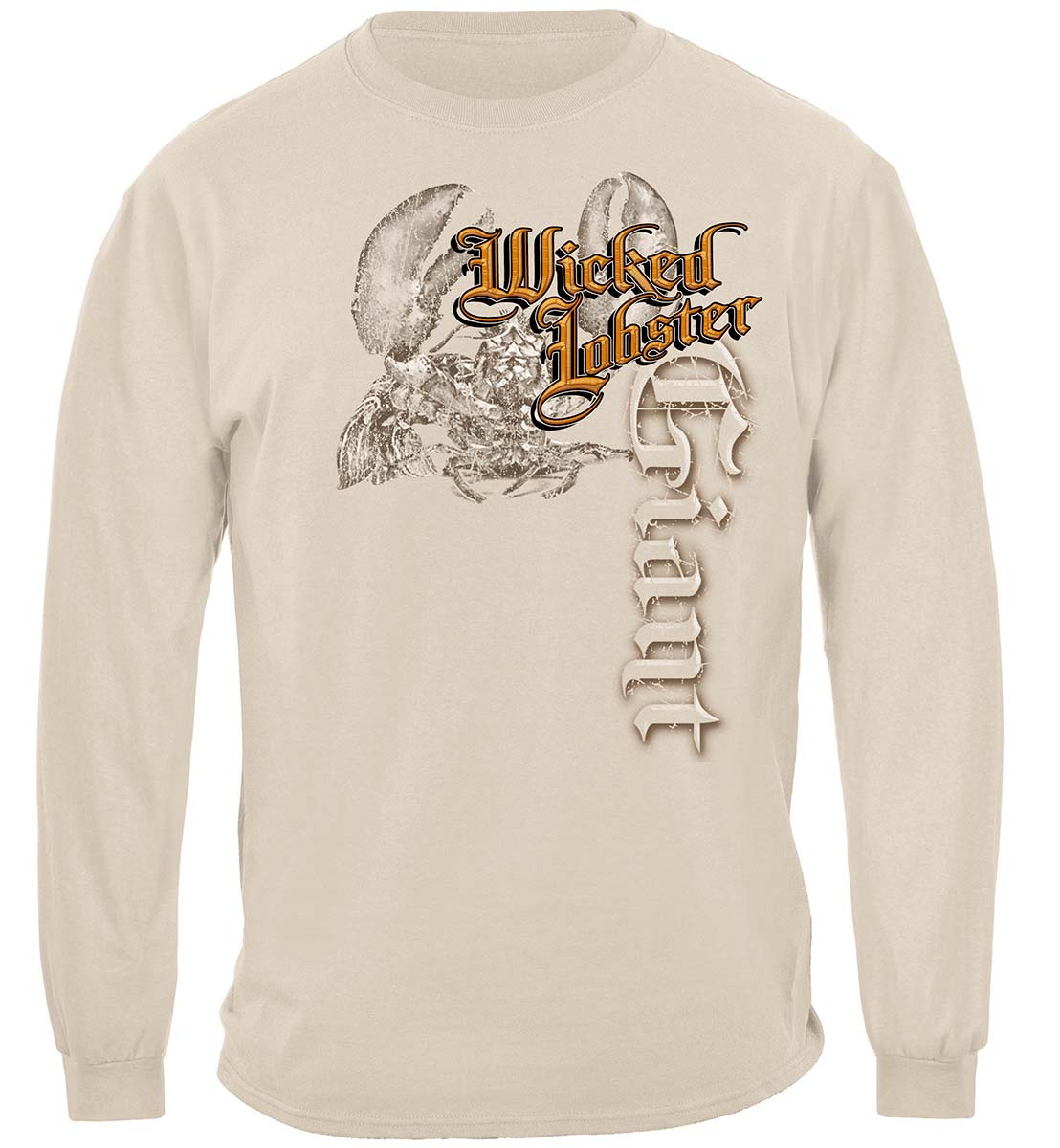 Wicked Lobster Long Sleeve Shirt - front view