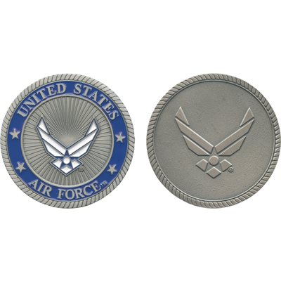 U.S. Air Force Wings Challenge Coin – front and reverse