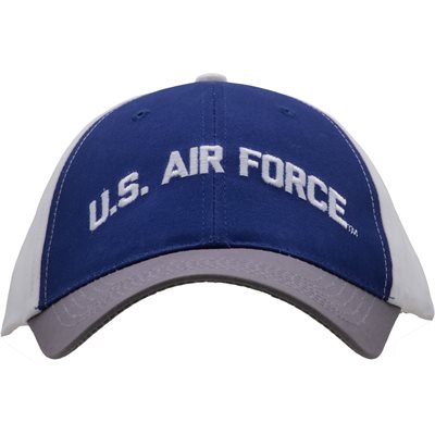 U.S. Air Force Colorblock Cap – Blue, Grey and White