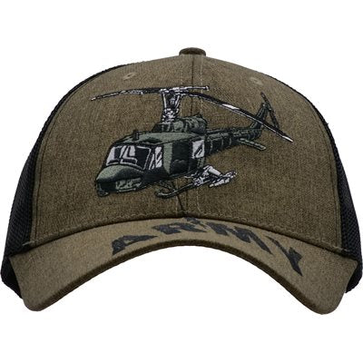 Army Helicopter Mesh Cap – Olive and Black