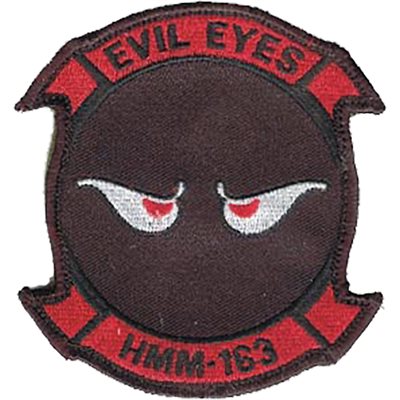 HMM-163 Evil Eyes Patch – 4 Inch