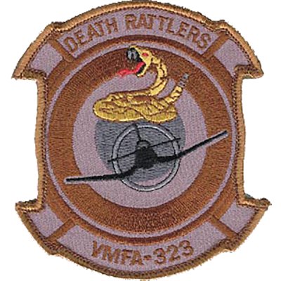 VMFA-323 Death Rattlers Subdued Patch – 4 Inch
