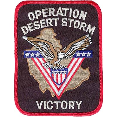 Desert Storm Victory Patch – 5 Inch