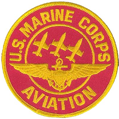U.S. Marine Corps Aviation Patch – 4 Inch