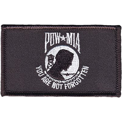 Eagle Crest POW MIA Hook & Loop Patch