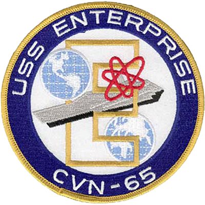 USS Enterprise CVN-65 Patch – 4.5 Inch