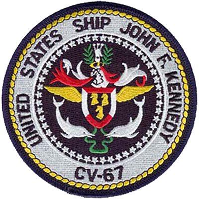 USS John F. Kennedy CV-67 Patch – 4.5 Inch