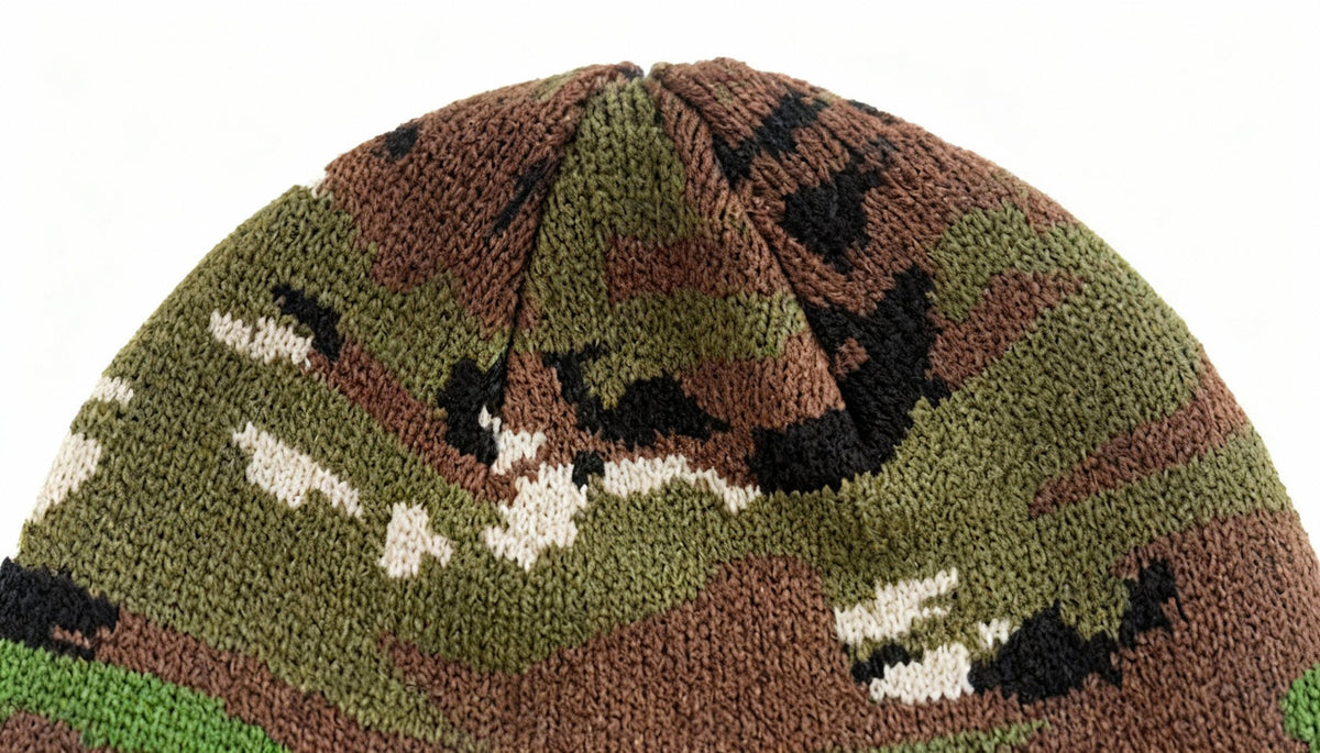 U.S. Army Camouflage Knit Beanie with Pom – view 6