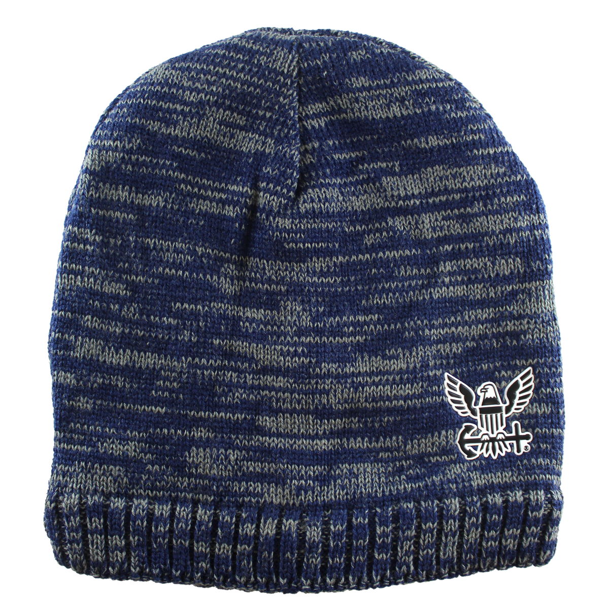 U.S. Navy Heathered Earband Knit Cold Weather Beanie – view 1