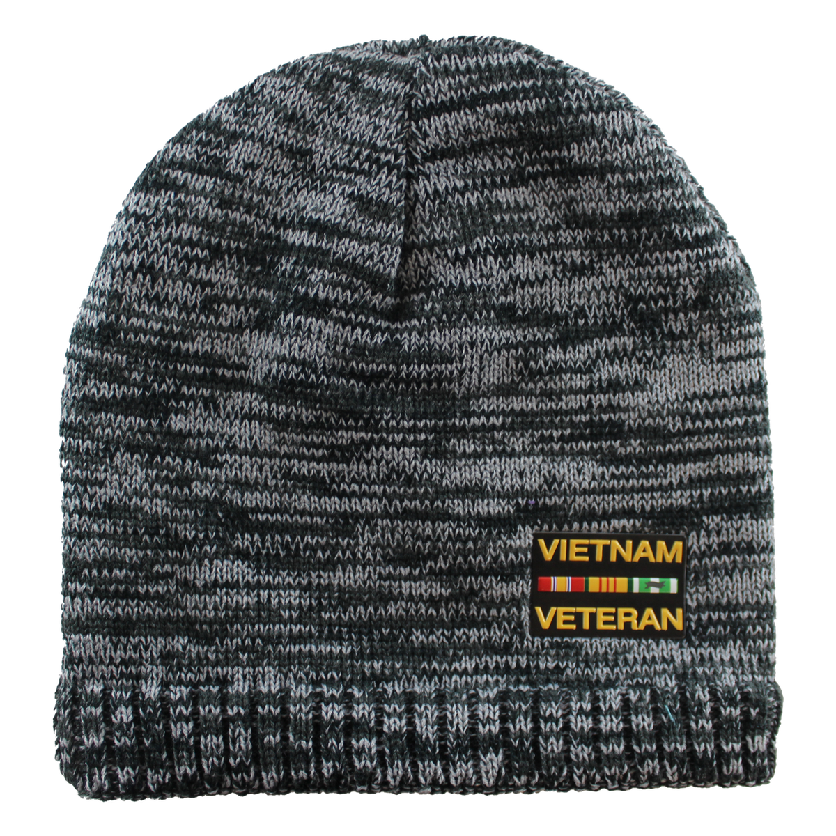 Vietnam Veteran Heathered Knit Earband Beanie – view 1