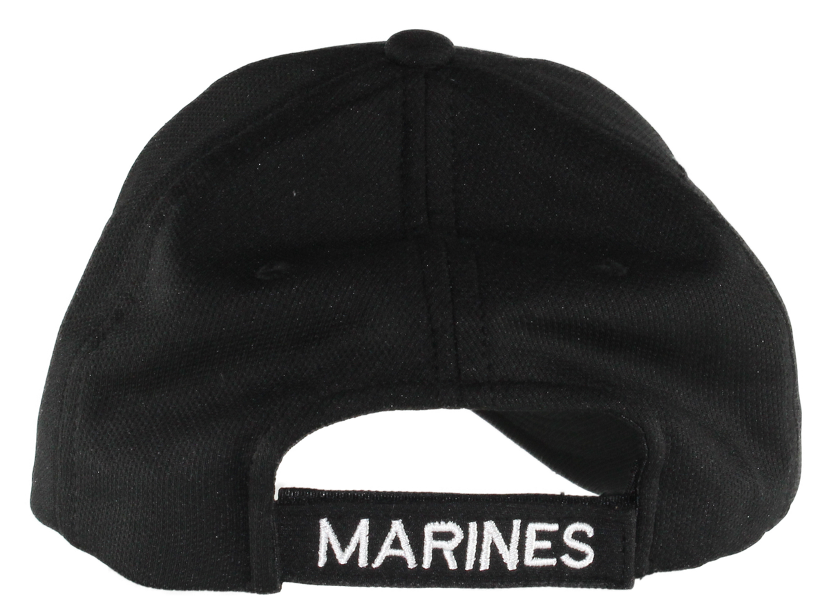 United States Marines Corps Black Performance Emblem Cap – view 2
