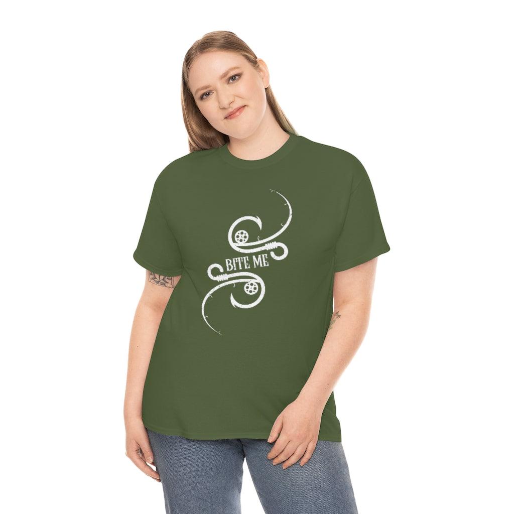 Bite Me Fishing T-shirt - Military Republic
