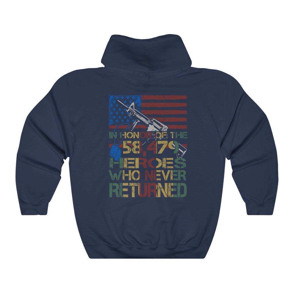 Honor Of The Vietnam Heroes Hoodie - Military Republic