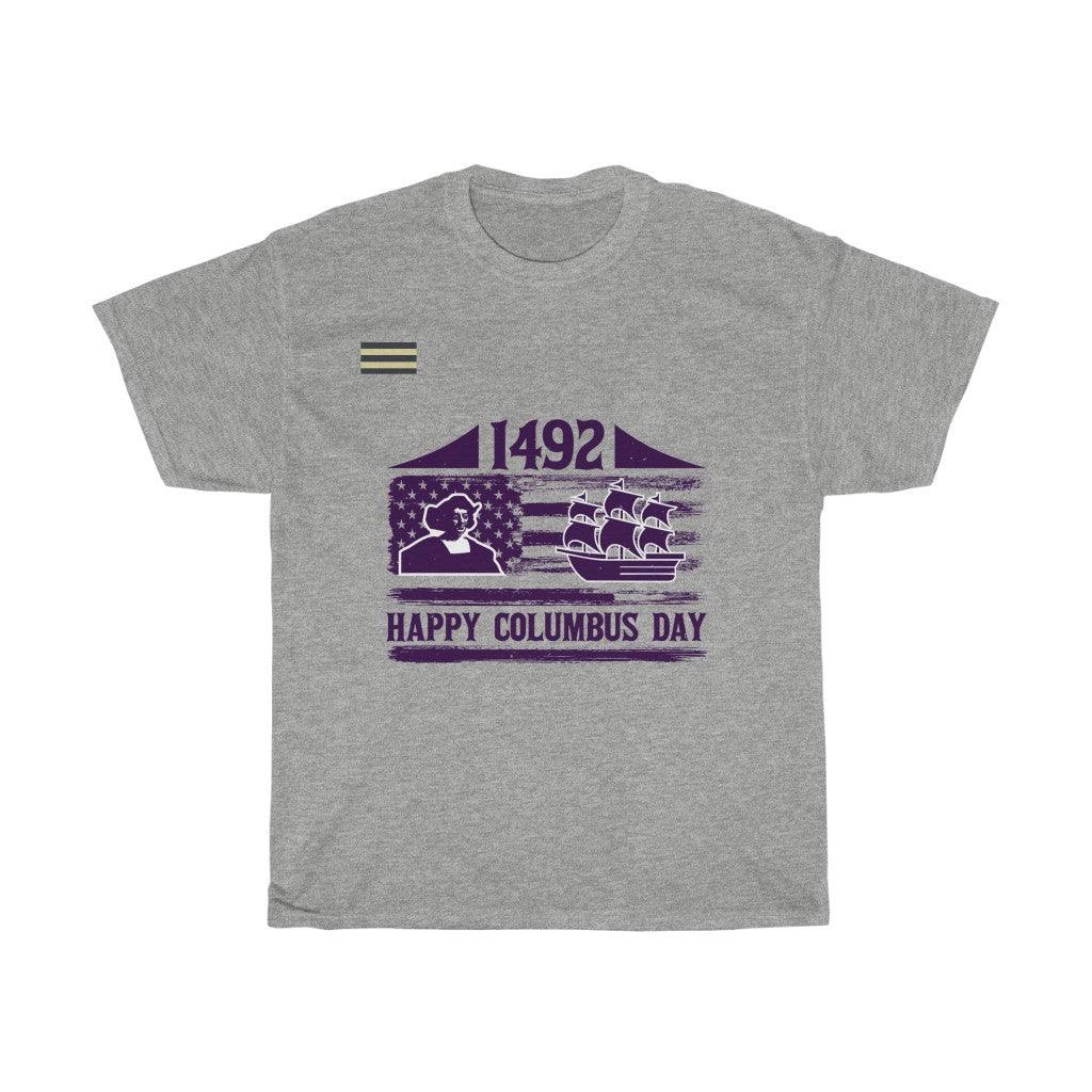 Happy Columbus Day T-shirt - Military Republic