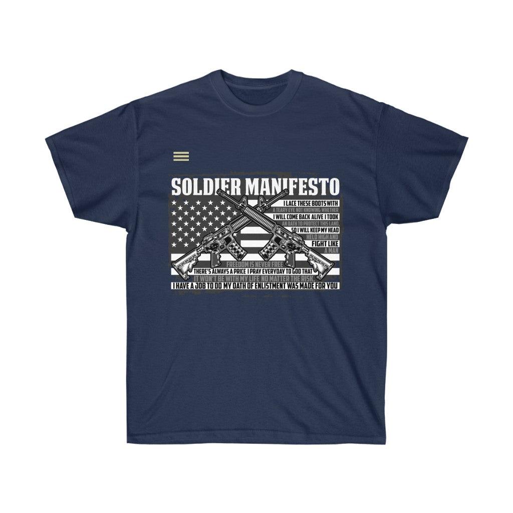 Soldier Manifesto T-shirt - Military Republic
