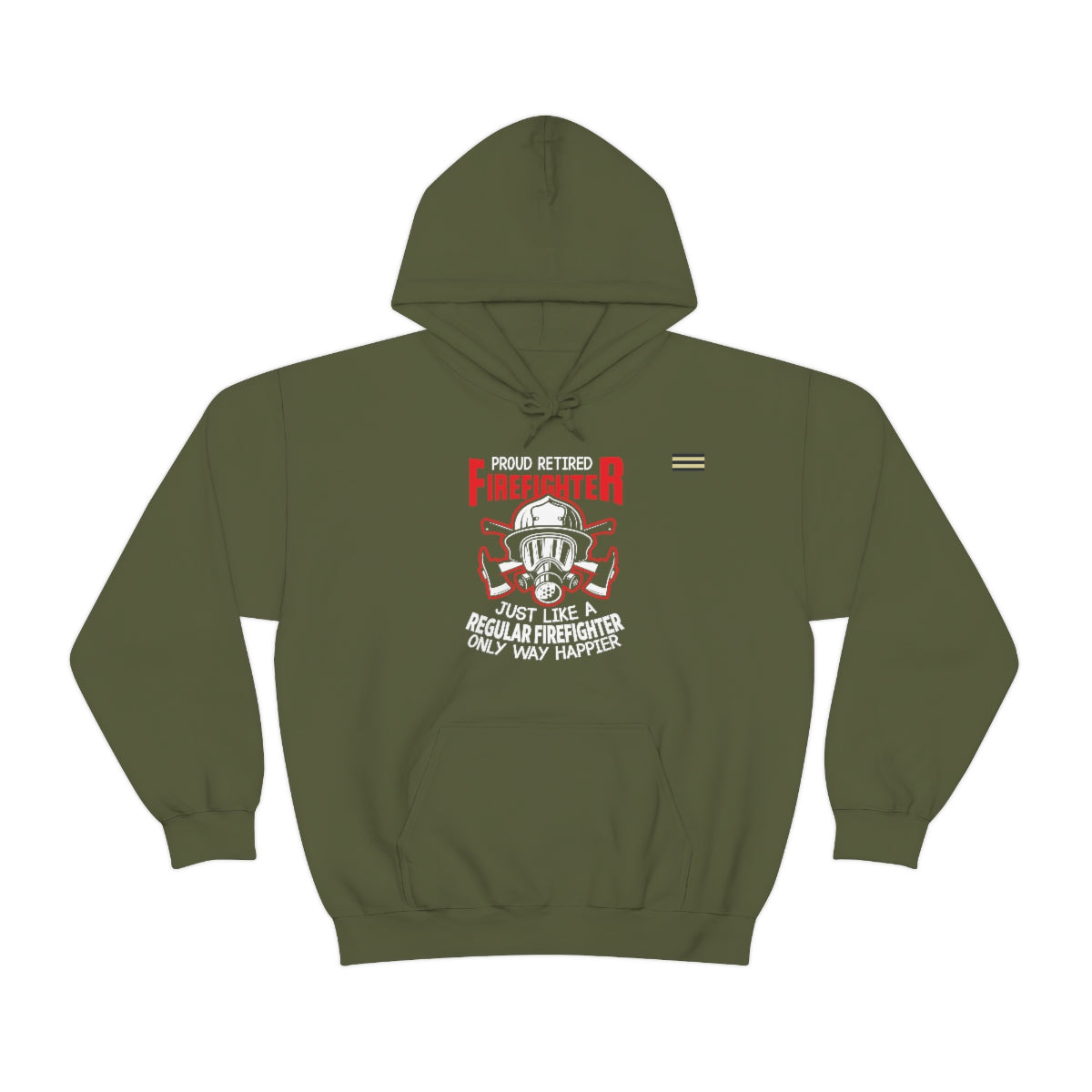 Proud Retired Firefighter Hoodie