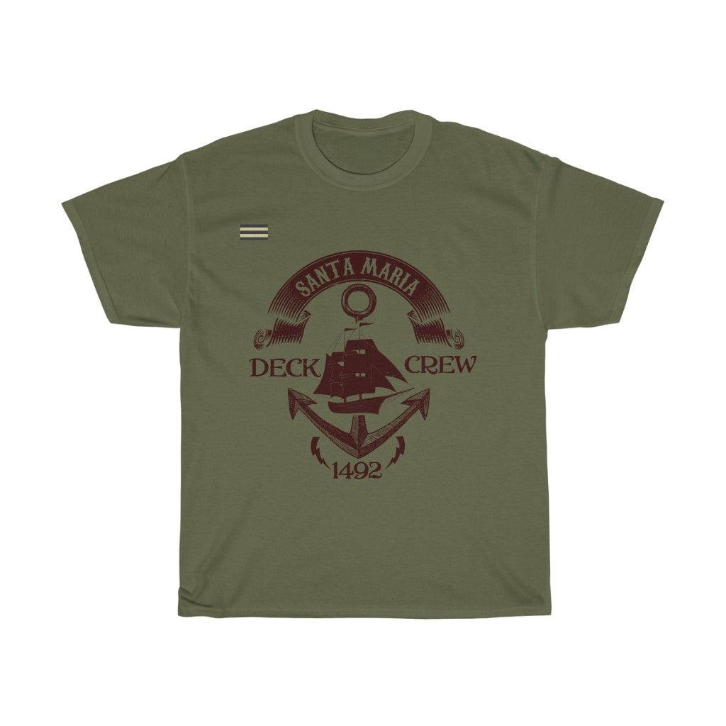 Sta Maria Deck Crew T-shirt - Military Republic