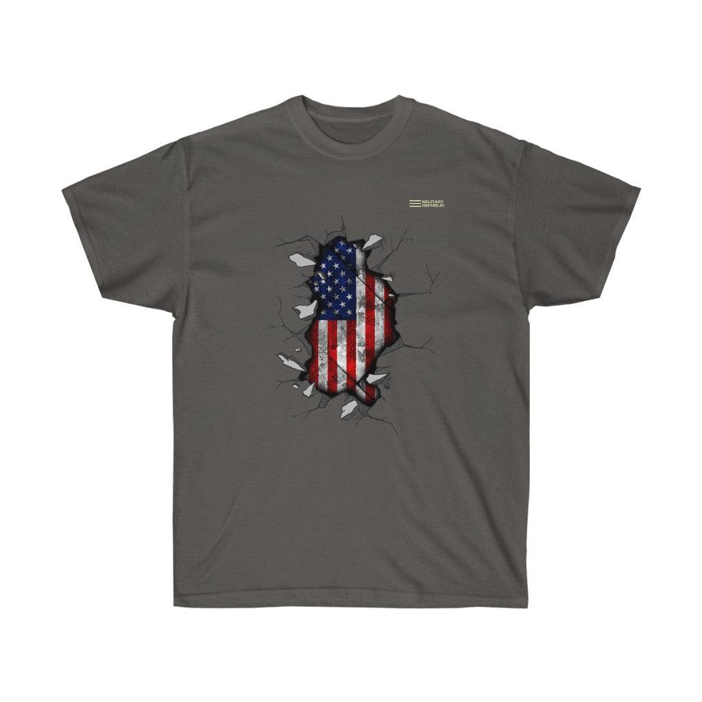 USA Breakthrough - Veteran T-shirt - Military Republic